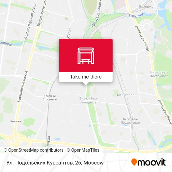 Ул. Подольских Курсантов, 26 map