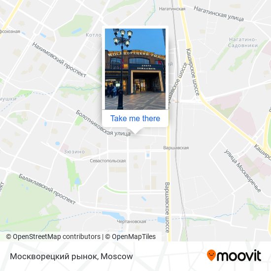 Москворецкий рынок map