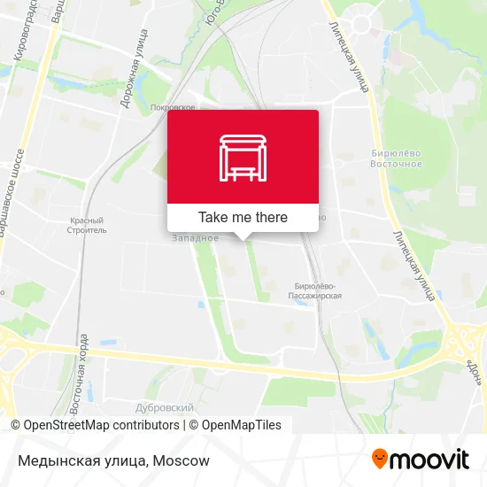 Медынская улица map