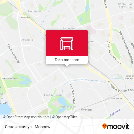 Сенежская ул. map