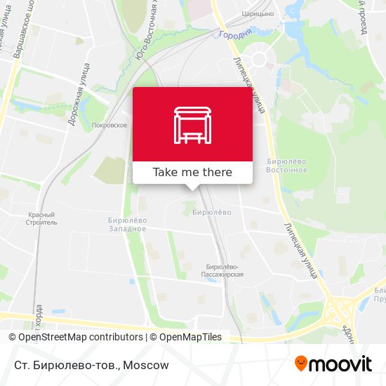 Ст. Бирюлево-тов. map