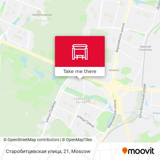 Старобитцевская улица, 21 map