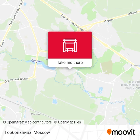 Горбольница map