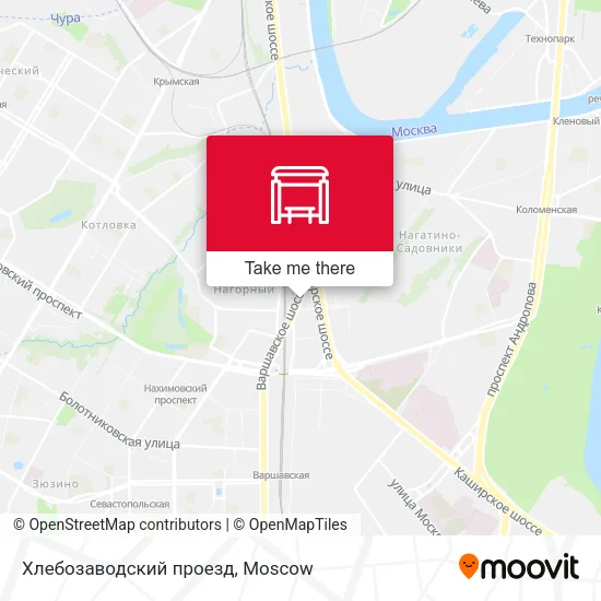 Хлебозаводский проезд map