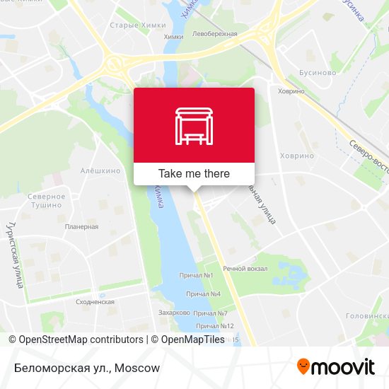 Беломорская ул. map