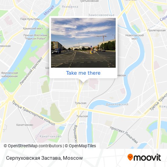 Серпуховская Застава map