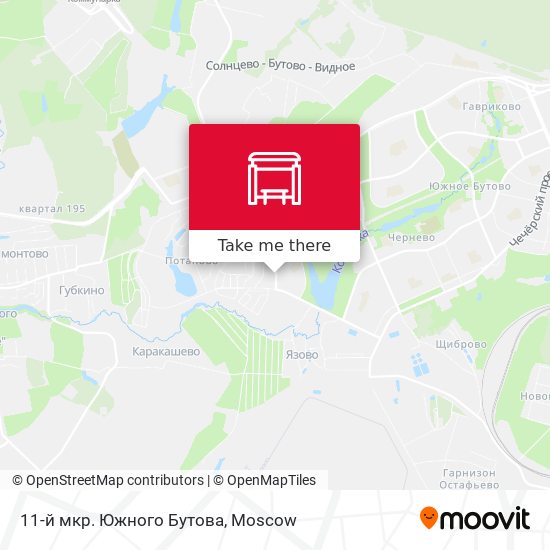 11-й мкр. Южного Бутова map
