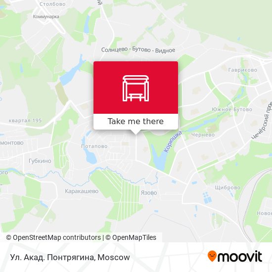 Ул. Акад. Понтрягина map