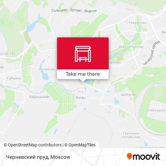 Черневский пруд map