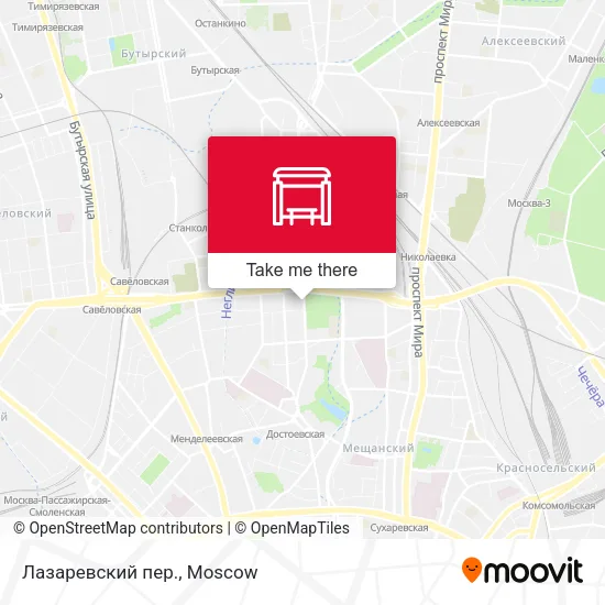 Лазаревский пер. map