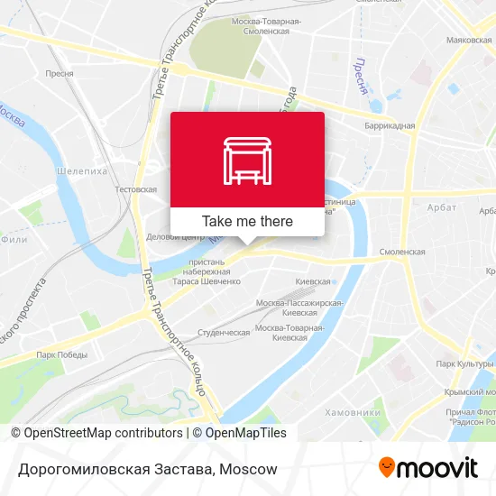 Дорогомиловская Застава map