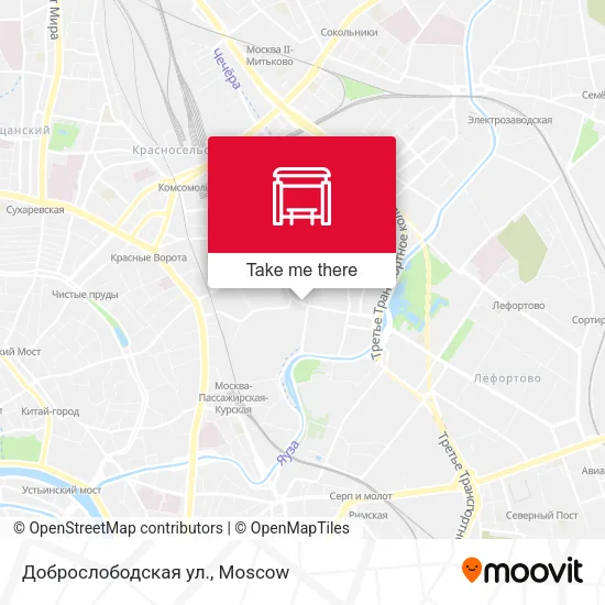 Доброслободская ул. map