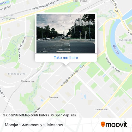 Мосфильмовская ул. map