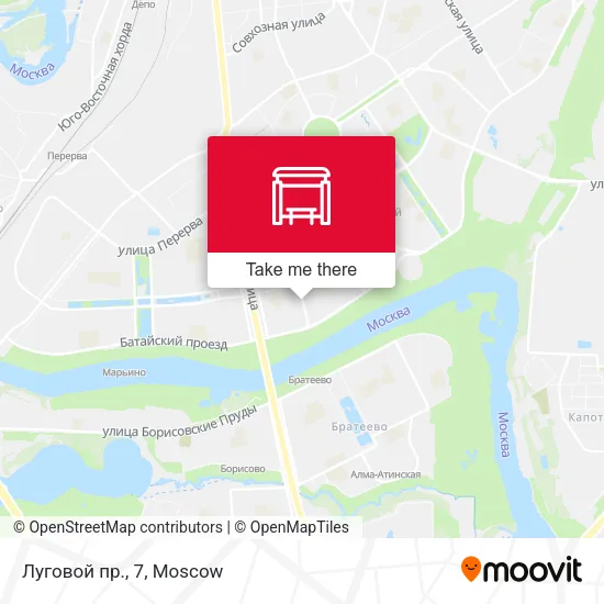Луговой пр., 7 map