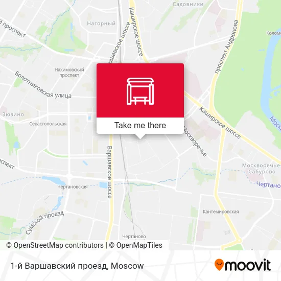 1-й Варшавский проезд map
