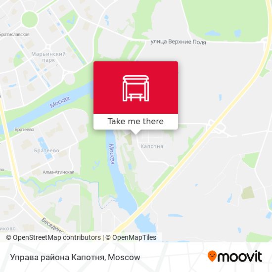 Управа района Капотня map
