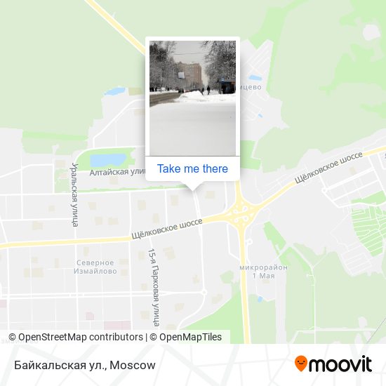 Байкальская ул. map