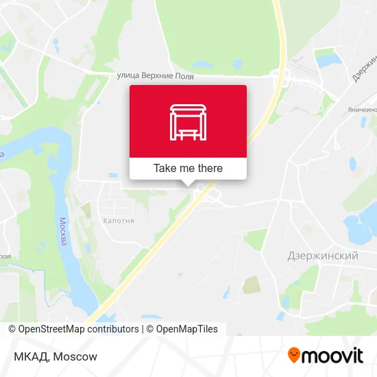 МКАД map