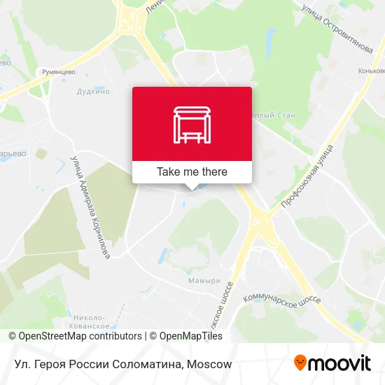 Ул. Героя России Соломатина map