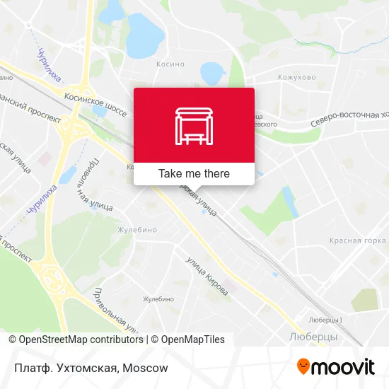 Платф. Ухтомская map
