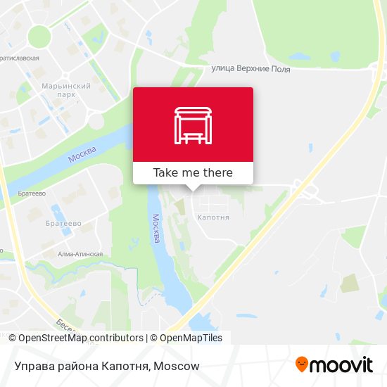 Управа района Капотня map