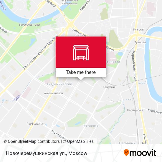 Новочеремушкинская ул. map