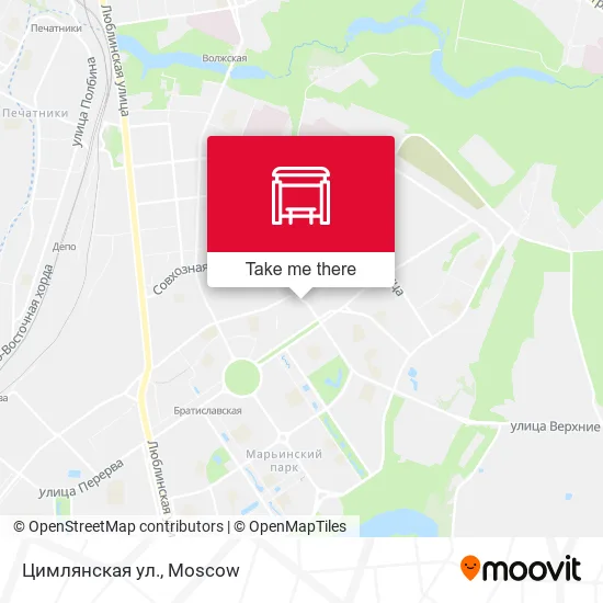 Цимлянская ул. map