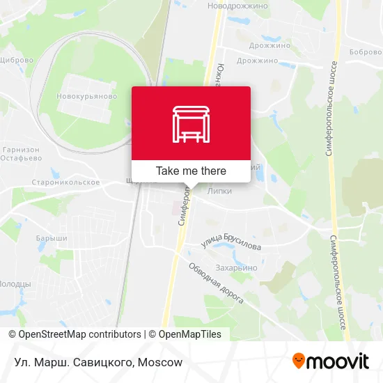 Ул. Марш. Савицкого map
