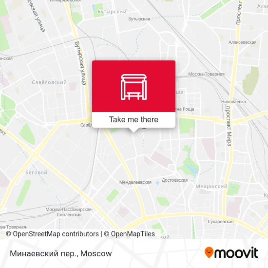 Минаевский пер. map