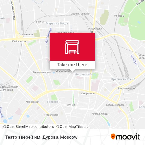 Театр зверей им. Дурова map