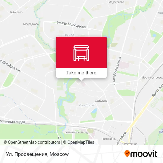 Ул. Просвещения map