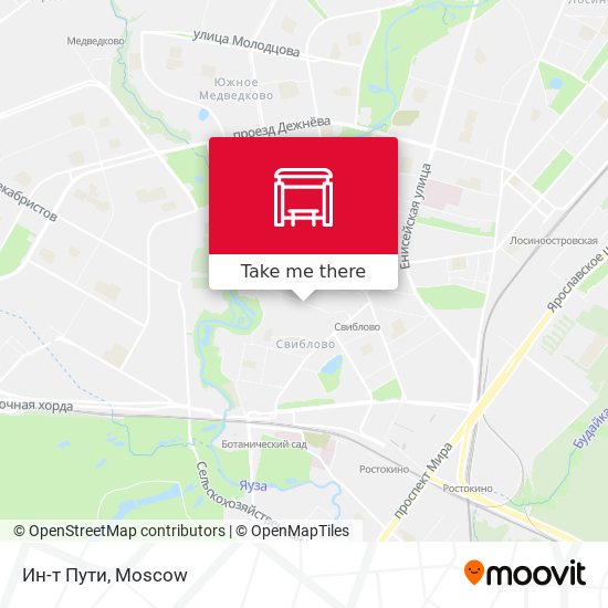 Ин-т Пути map