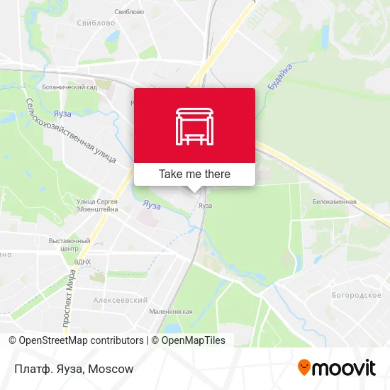 Платф. Яуза map