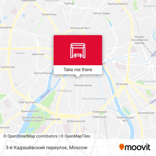 3-й Кадашёвский переулок map