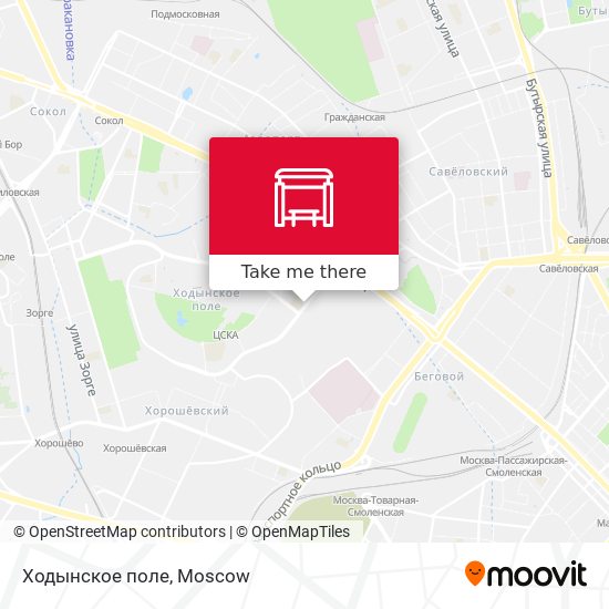 Ходынское поле map