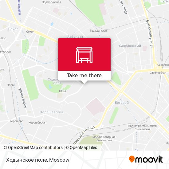 Ходынское поле map