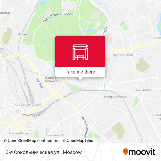 3-я Сокольническая ул. map