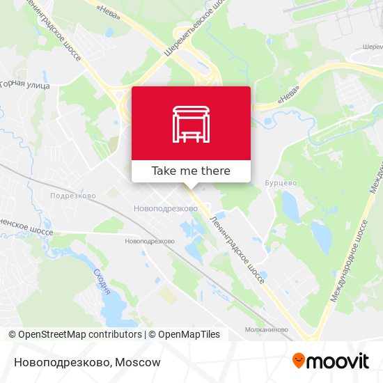 Новоподрезково map