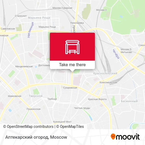 Аптекарский огород map