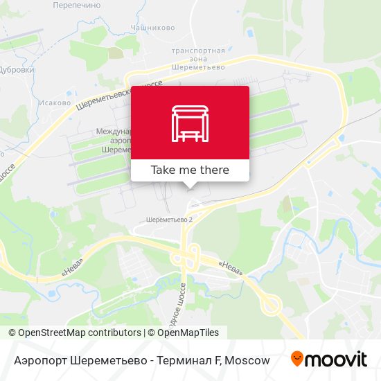 Аэропорт Шереметьево - Терминал F map