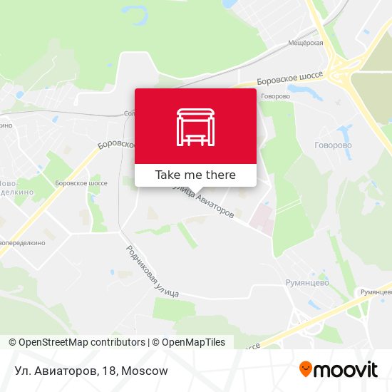 Ул. Авиаторов, 18 map
