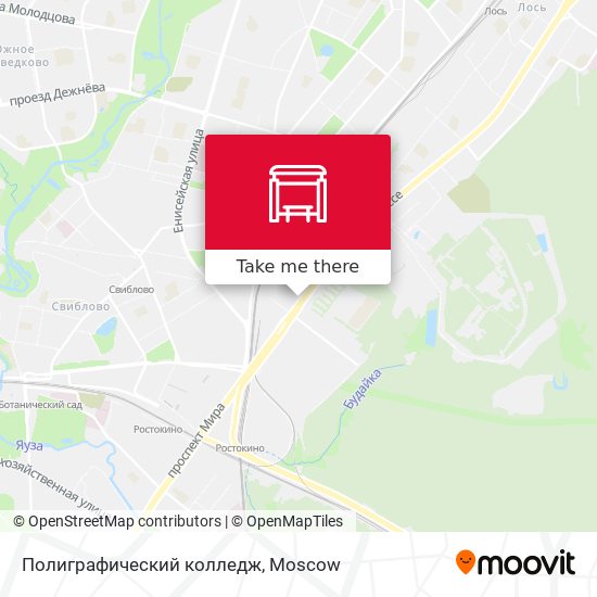 Полиграфический колледж map