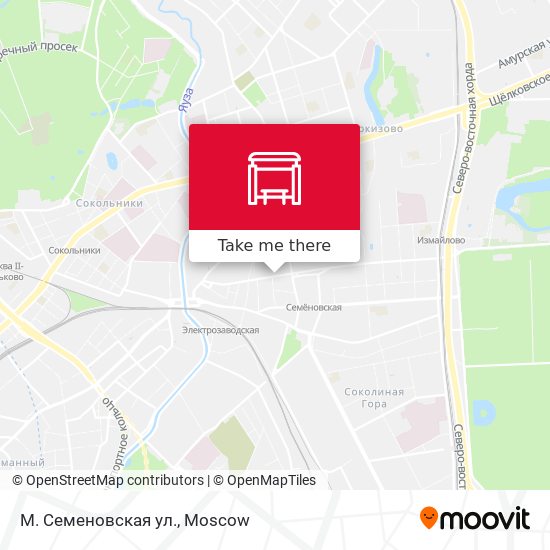 М. Семеновская ул. map