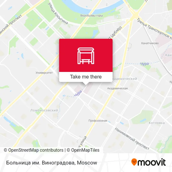 Больница им. Виноградова map