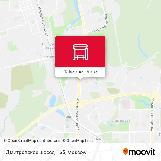 Дмитровское шоссе, 165 map