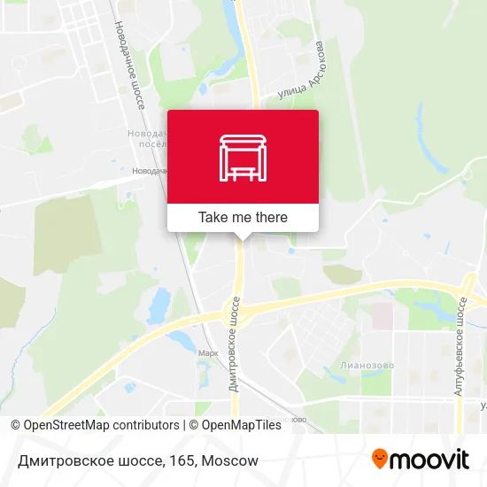 Дмитровское шоссе, 165 map