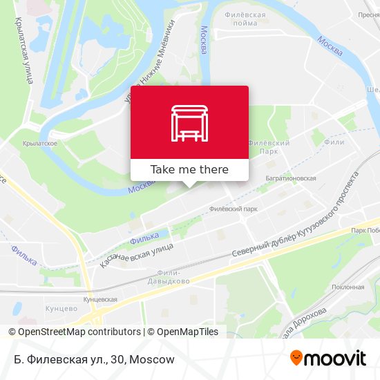 Б. Филевская ул., 30 map