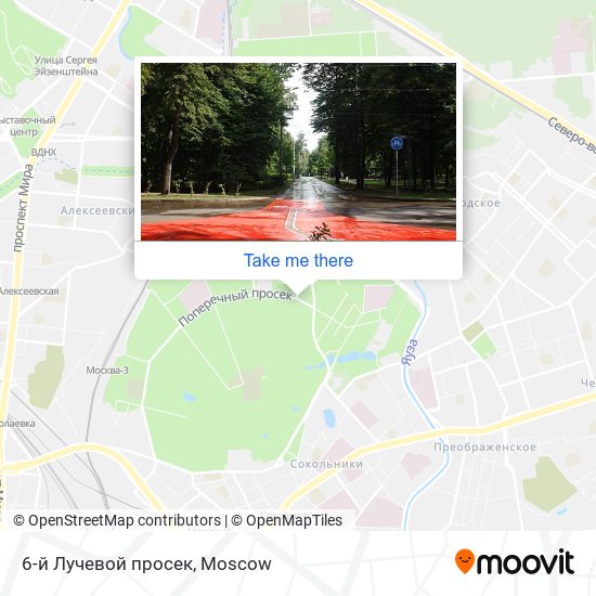 6-й Лучевой просек map