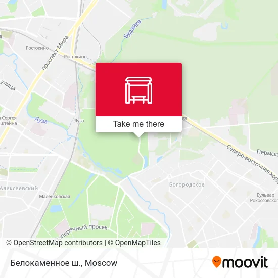 Белокаменное ш. map