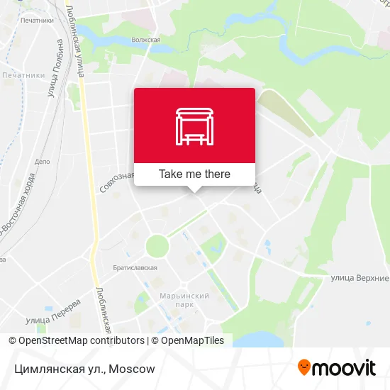 Цимлянская ул. map